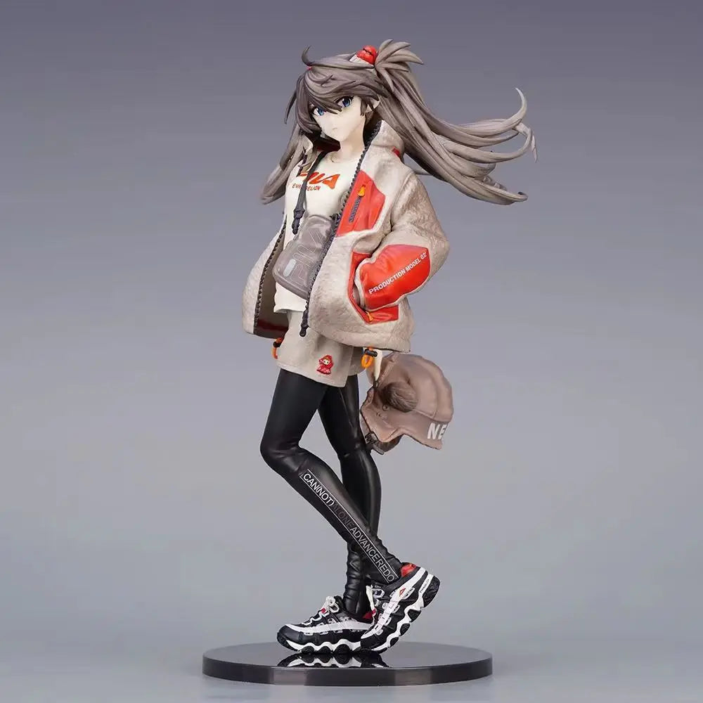 EVA Rei Asuka Figure Set Part 2 Anime Girl PVC Statue Collectible Model  Classic Characters Collectible Gift Anime Desktop Decor