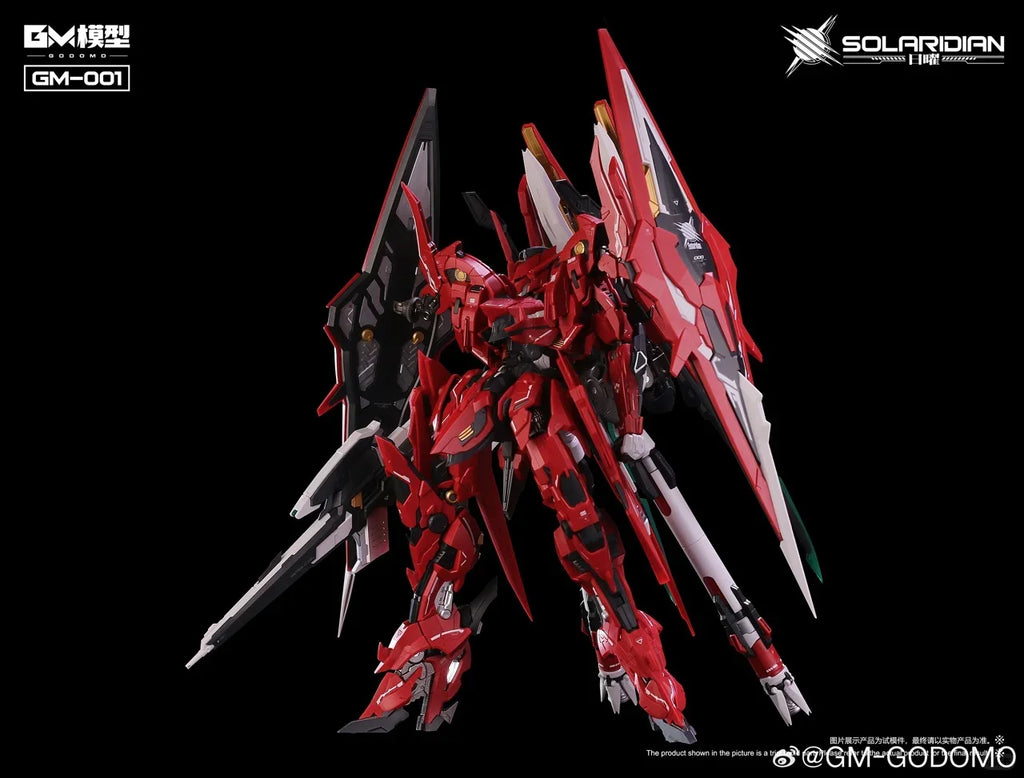 GM Model SOLARIDIAN 1/72 Assembly Model Kit Toy GODOMO GM-001 Alloy Skeleton Robot Action Figure Plastic Model Kits Collection
