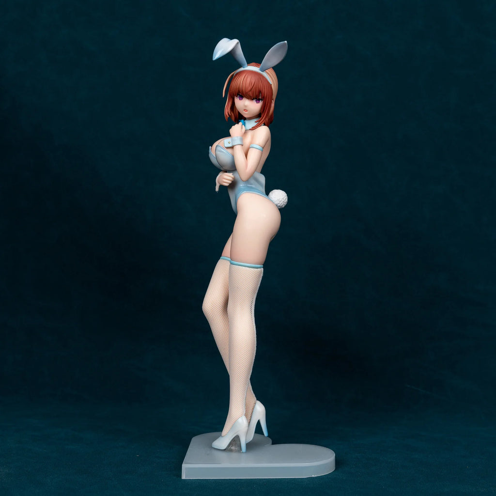 30-32cm B-Style Monochrome Bunny Black And White Anime Figures Game Statue Cartoon Girls Models Collectible Ornament Doll Toys