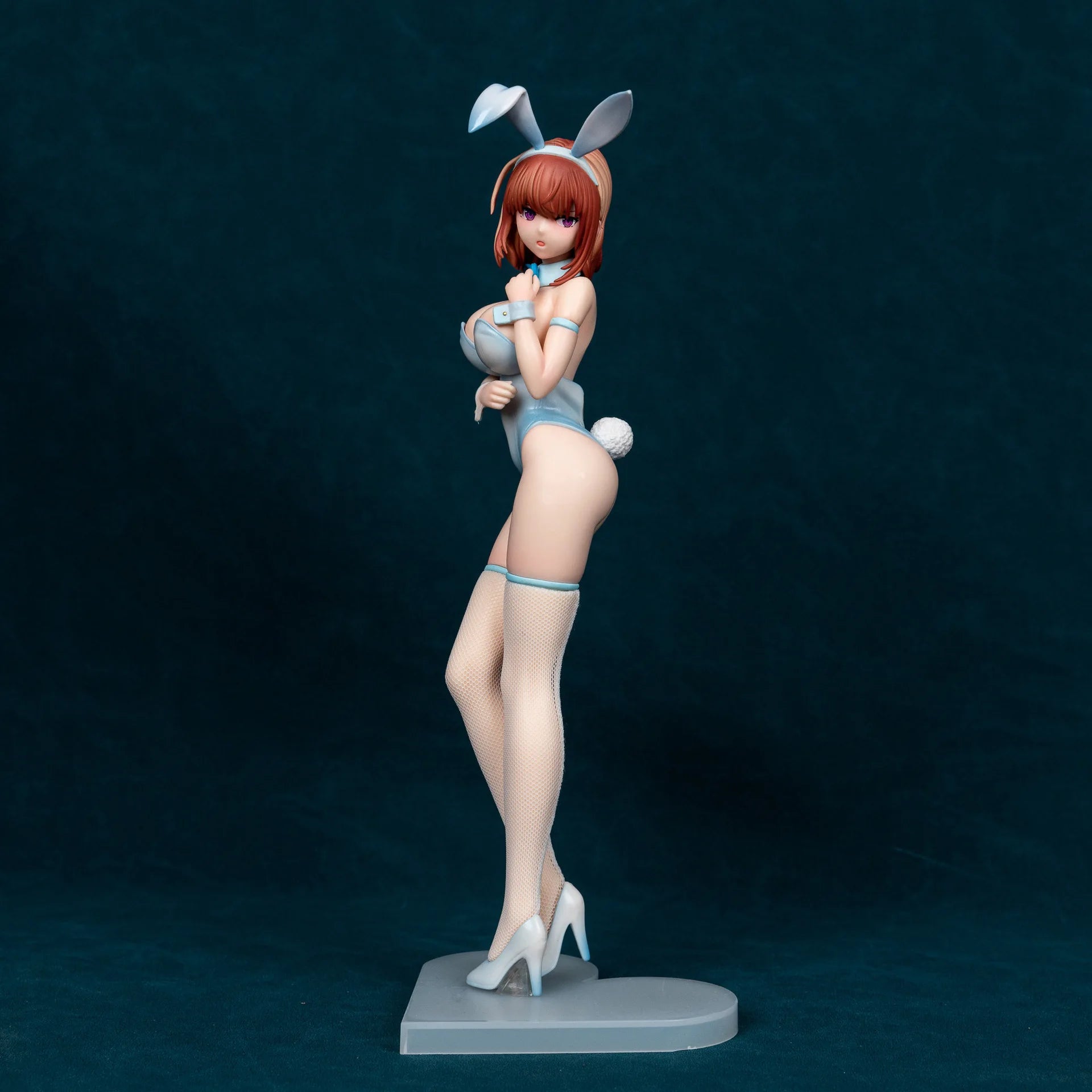 30-32cm B-Style Monochrome Bunny Black And White Anime Figures Game Statue Cartoon Girls Models Collectible Ornament Doll Toys