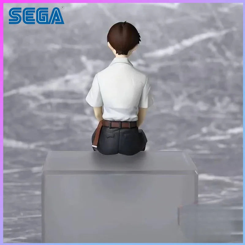 SEGA In Stock Evangelion Shin Gekijouban Ikari Shinji Premium Chokonose Figure in stock Model kit originaI garage kit Kawaii
