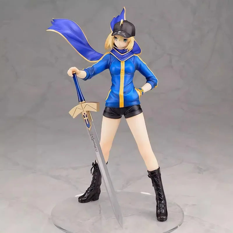 Кавайно аниме Saber Assassin Mordred 1/7 PVC екшън фигурка колекционерски модел 23 см пълна кукла играчка за деца подаръци
