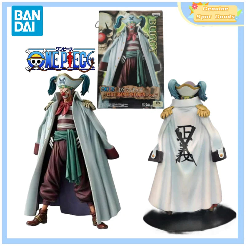 Genuine Bandai ONE PIECE DX7 Buggy Oka Shichibukai Anime Action Figures Model Figure Toys Collectible Gift for Toys Hobbies Kids