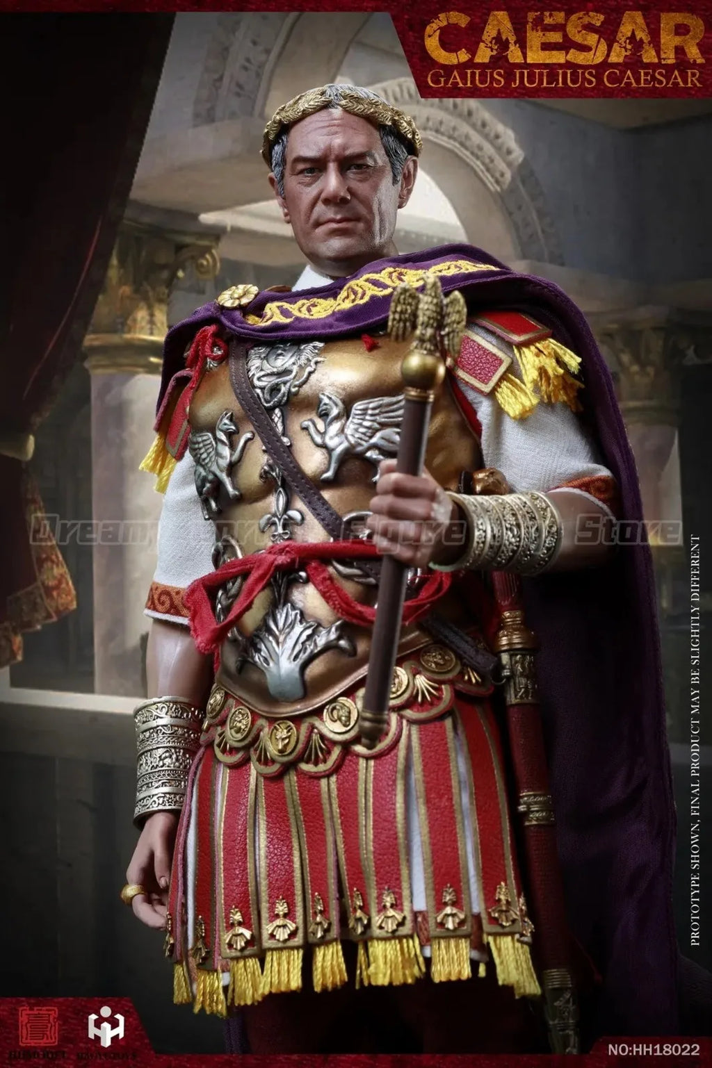 【In Stock】HHMODEL HAOYUTOYS HH18022 Imperial Legion Julius Caesar Deluxe Ver 1/6 Action Figure Toy Model Collection Ornament