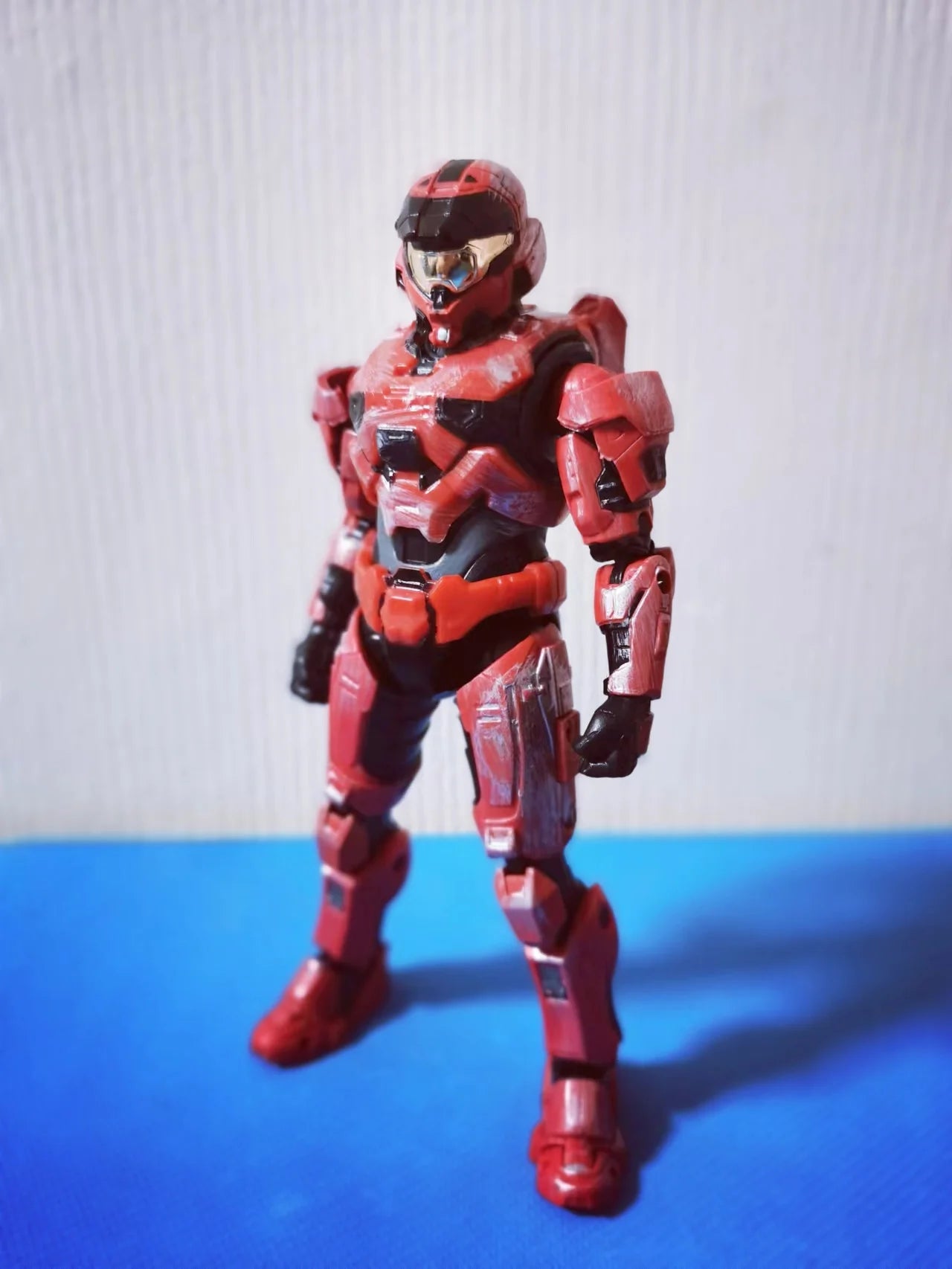 The Spartan Collection Series Red MK VII No Accessory 6.5" Loose Action Figure Figurine Toy Doll