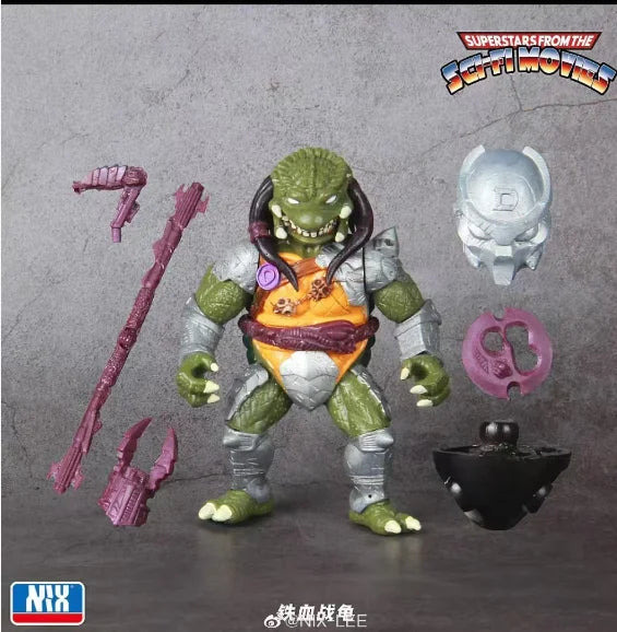 NIX X TURBOPORK Original First Edition Ninja Turtles Halloween Limited Edition Zombie Turtles Michelangelo Exclusive Model Toy