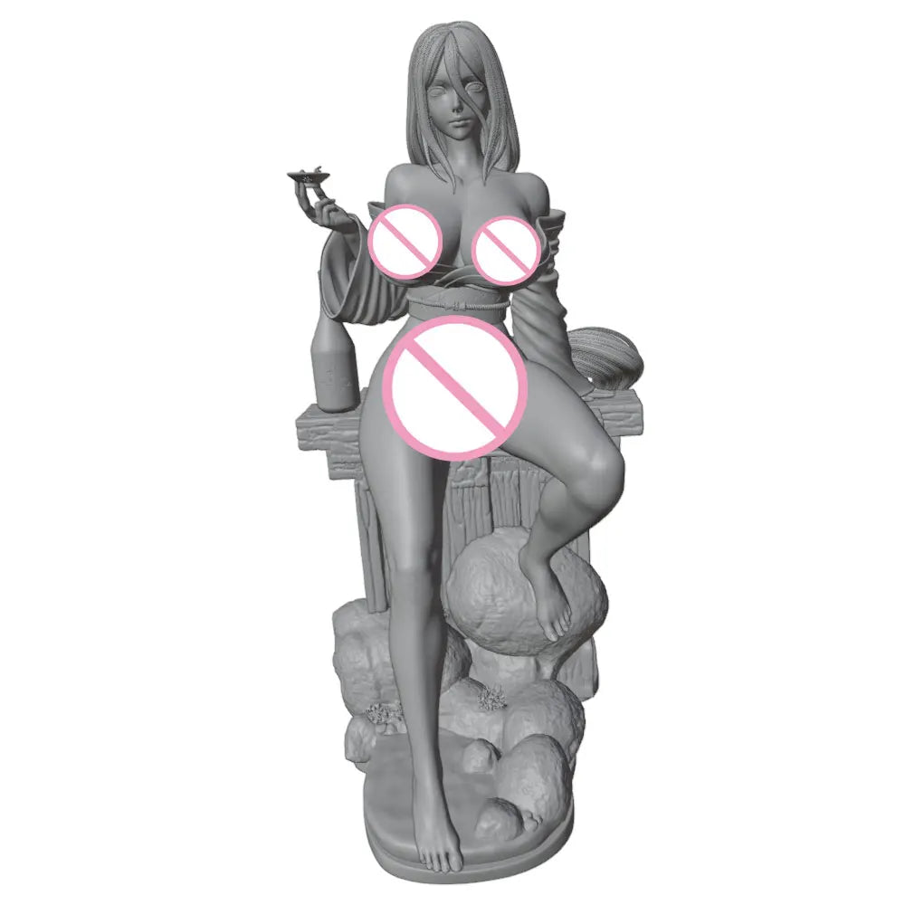 75mm100mm120mm150mm Anime Character Statue GK Miniature 3D Printed Gray Model Figurine DIY Doll Model Unassembled And Unpainted