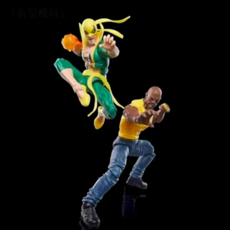 Original Hasbro Marvel Legends Series 85th Anniversary Iron Fist and Luke Cage Anime Figure Model Toys Collection