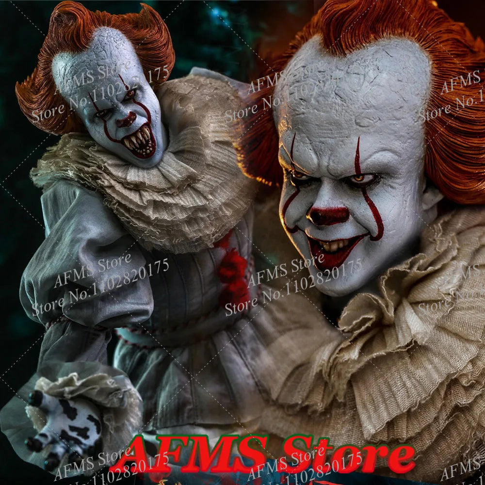 MMS555 1/6 Scale Collectible Figure It Pennywise Classic Horror Movie Clown Full Set 12Inch Men Soldier Action Figure