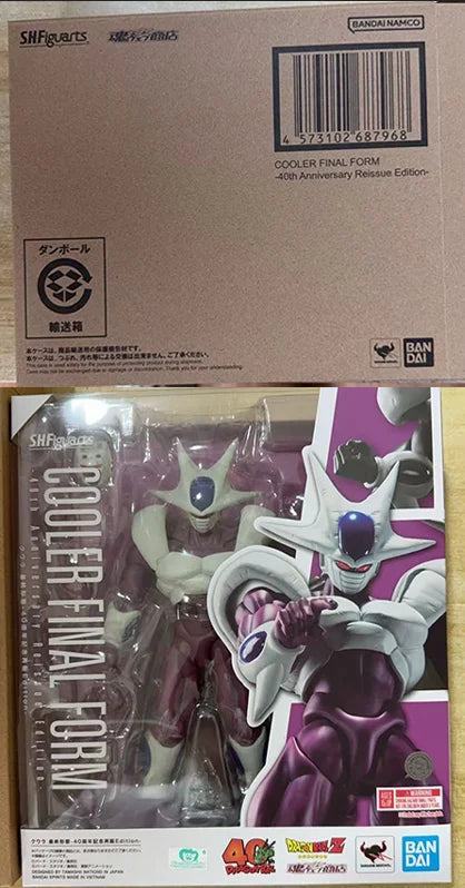 Original Bandai S.H.Figuarts SHF Cooler Final Form 40th Anniversary Reissue Edition In Stock Anime Action Collection Model Toys