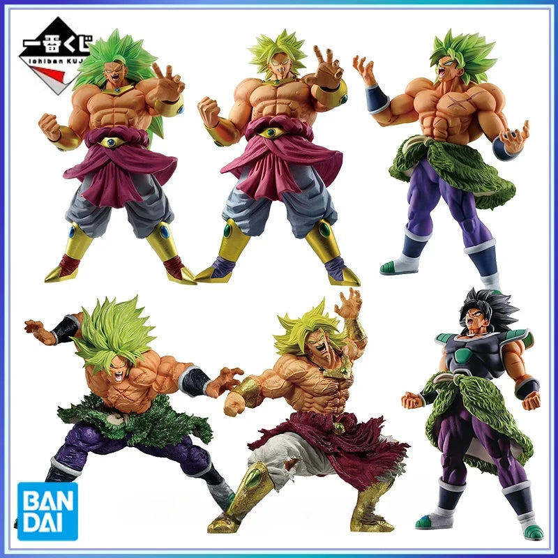 Bandai Action Figures Ichibansho Kuji Super Saiyan Broly Dragon Ball Z Anime Figure PVC Gifts Collectible Model Toys
