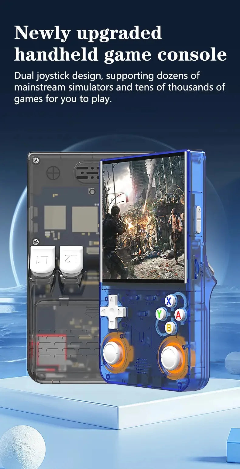 R36 Ultra Console 4.0'' Screen Portable Pocket Retro Handheld Game Console with 20000+ Games Video Consolas  RGB Light Joystick