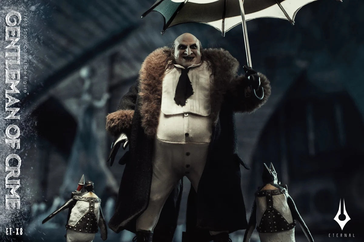 Brand New ETX8 1/6 Collectible Toys The Penguin Gotham Gentleman Villain Criminal Full Set 12inch Action Figure Model Toy