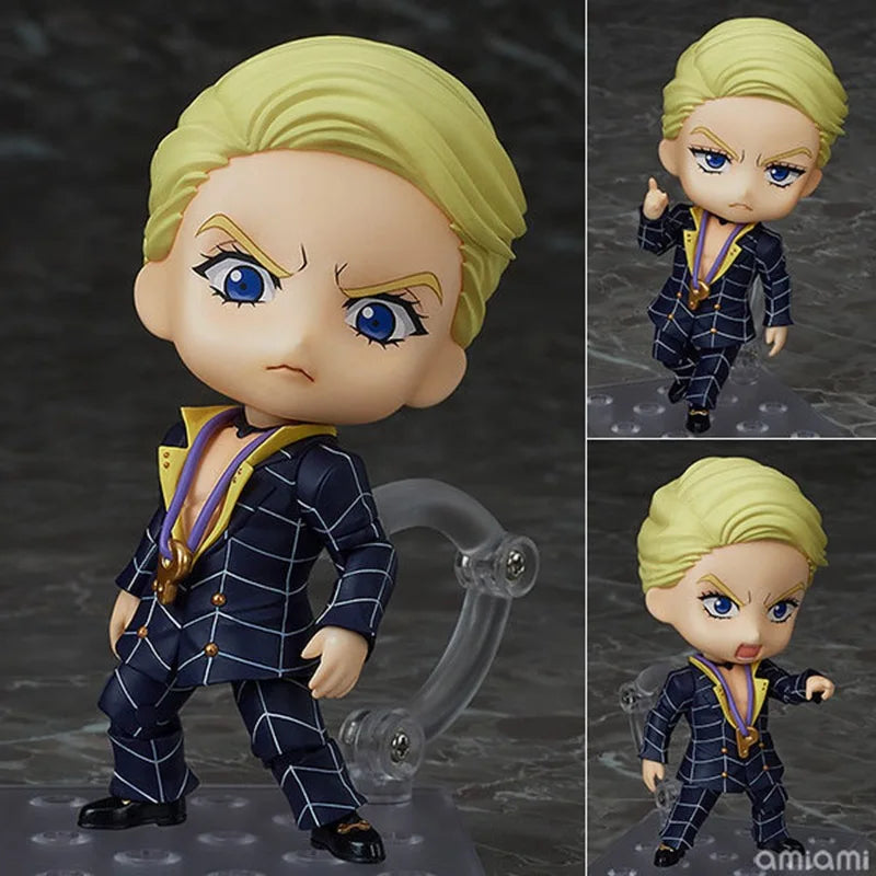 Anime Jojo's Bizarre Adventure Guido Mista Risotto Nero Q Version Action Figure Pvc Toy Model doll Toys Gift