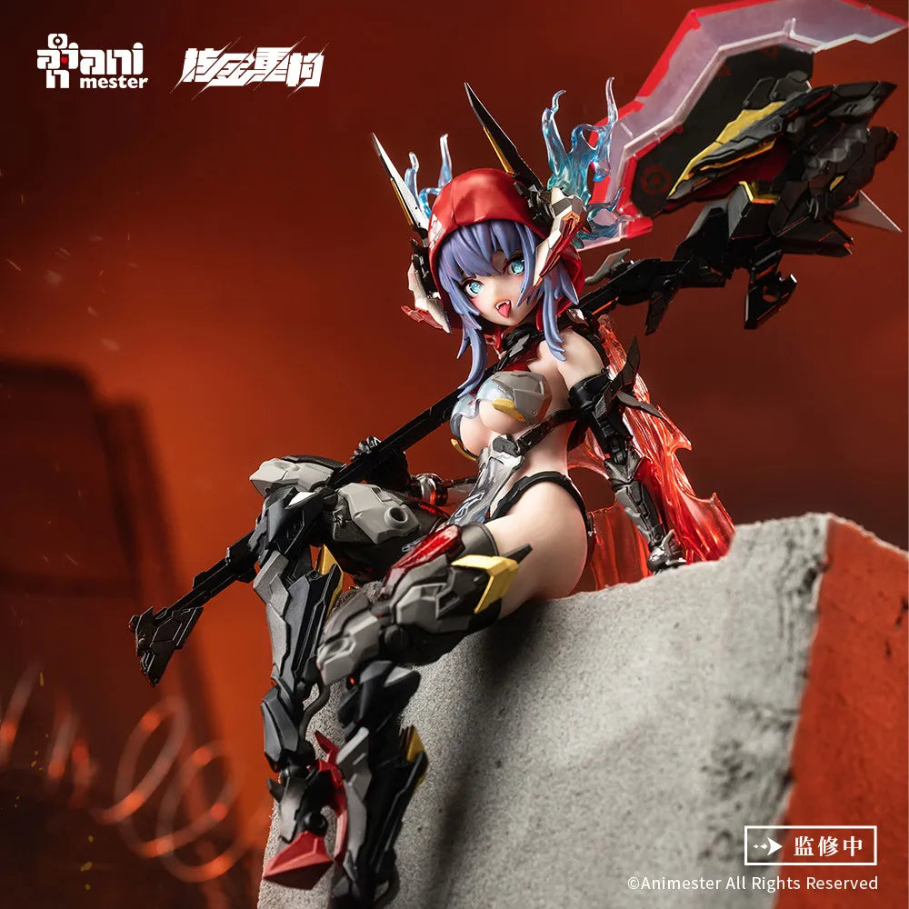 Animester Mecha Girl Action Figure Nuclear Gold Reconstruction Thunder Task Force Babella Articulated Joints Flexible PVC Body