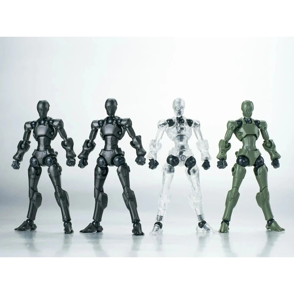 Sheik Mainland 3MIN Project Superhuman 3.75'' Articulated Figure 1/18 Assembly Model with 42 Joints & Accessories,Boys Toy Gift