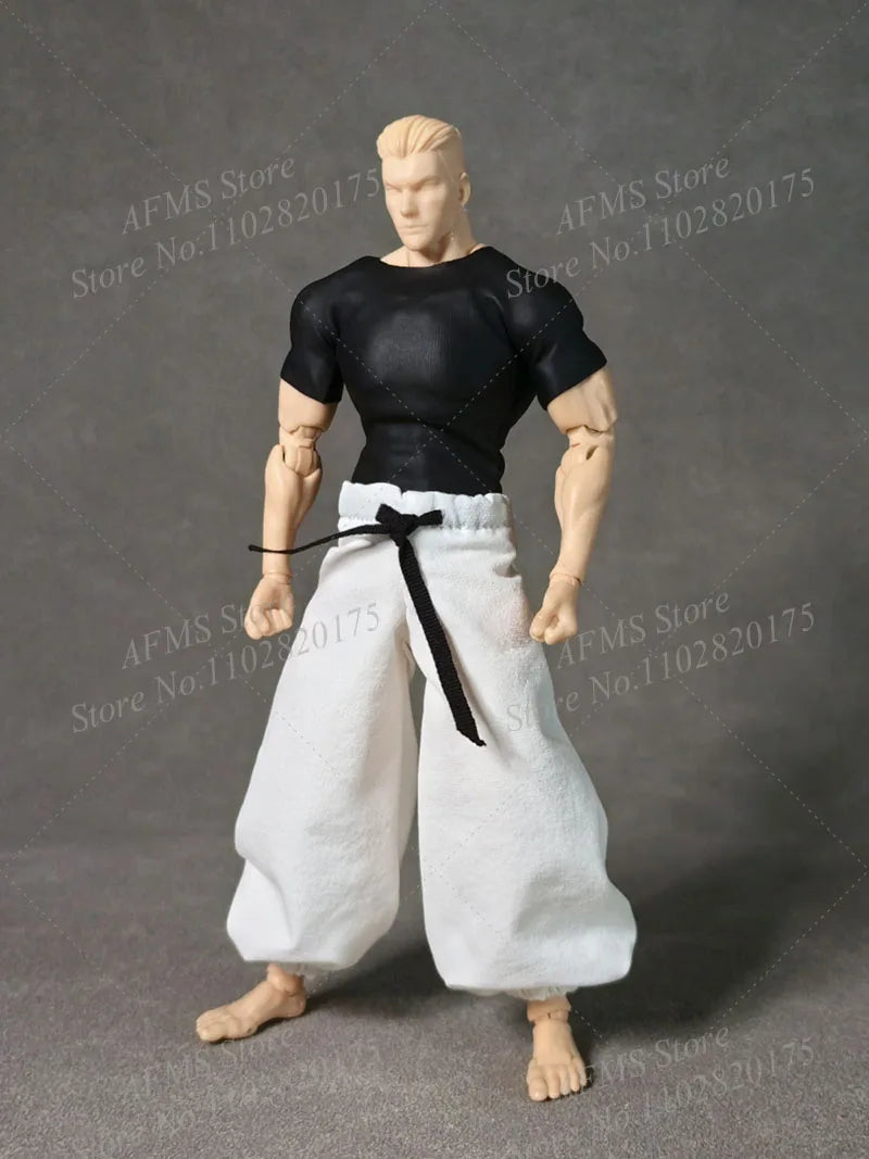 Колекционерска фигура в мащаб 1/12 Fushiguro Toji T Shirt Pants Ryomen Sukuna Itadori Yuji Aoi Todo Satoru Gojo Clothes Fit 6" Body