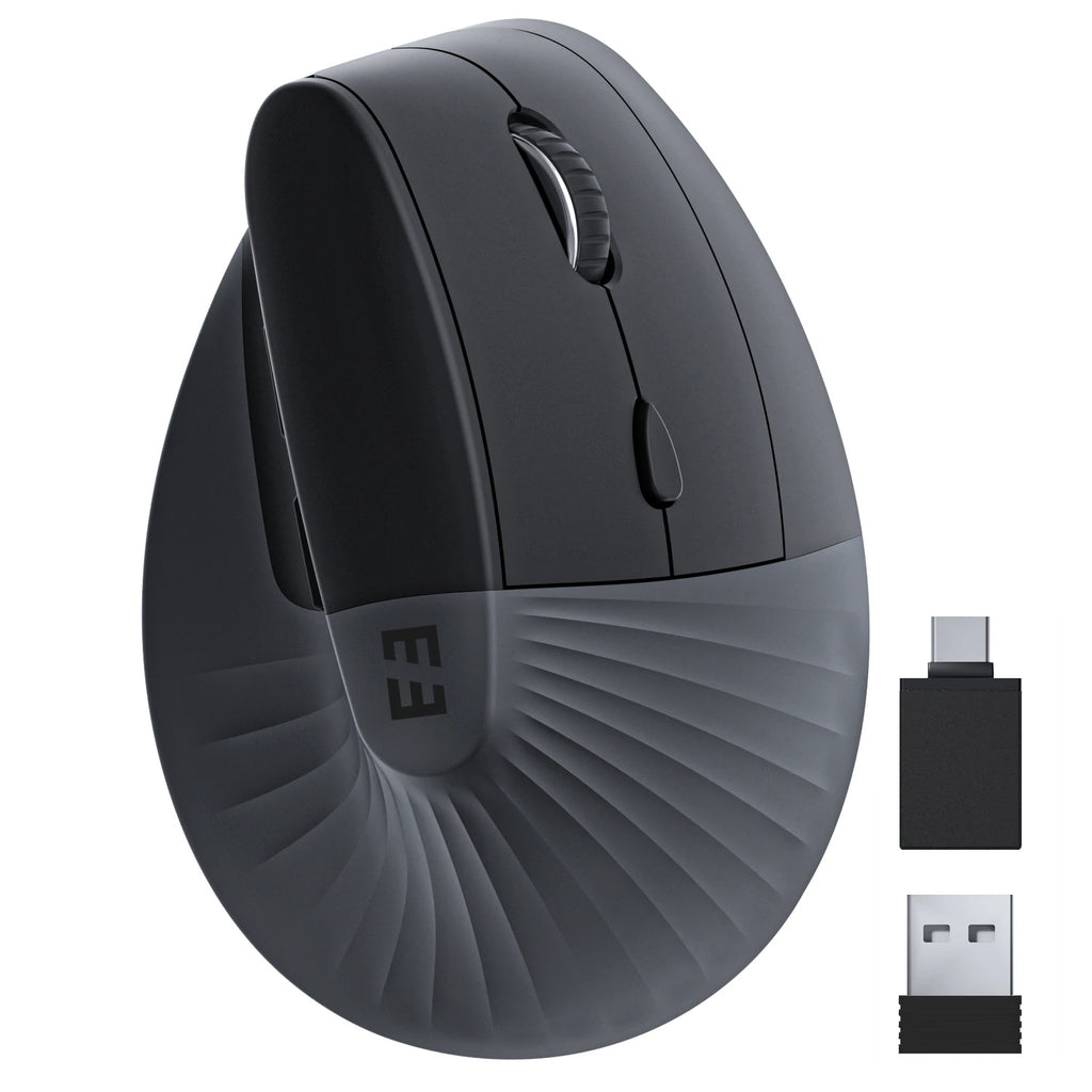 SEENDA Vertikale Kabellose Maus Typ C, wiederaufladbar, ergonomisch, USB &amp; Typ C Mäuse für Laptop, Laptop, PC, MacBook, Windows, Android