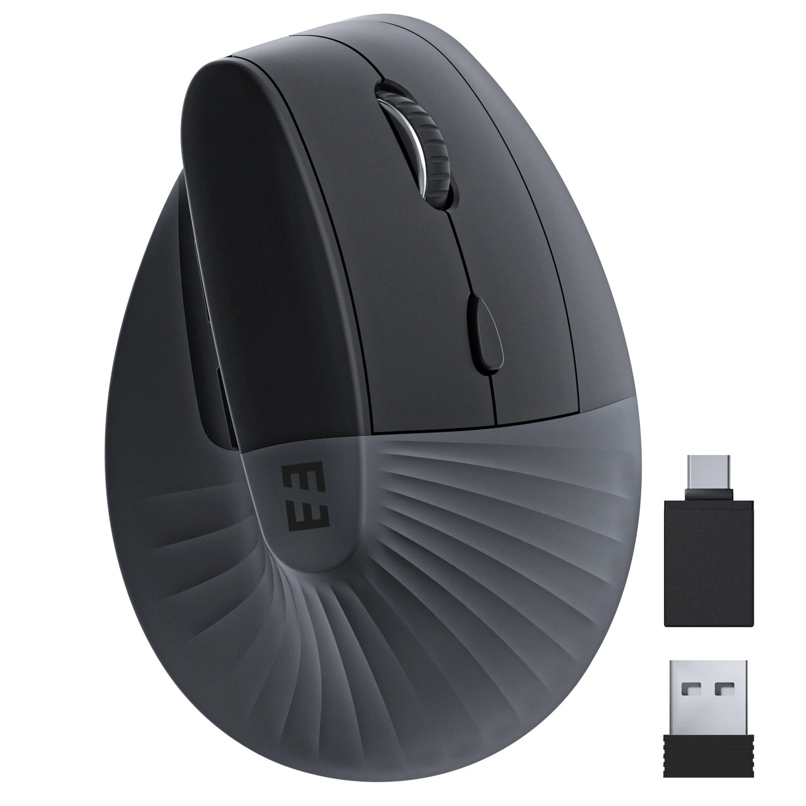 SEENDA Vertikale Kabellose Maus Typ C, wiederaufladbar, ergonomisch, USB &amp; Typ C Mäuse für Laptop, Laptop, PC, MacBook, Windows, Android