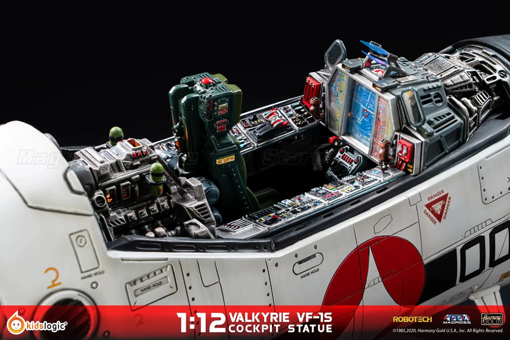【In Stock】Original KidsLogic Robotech VF-1S Macross COCKPIT STATUE 1/12 Toys Ornaments Gifts
