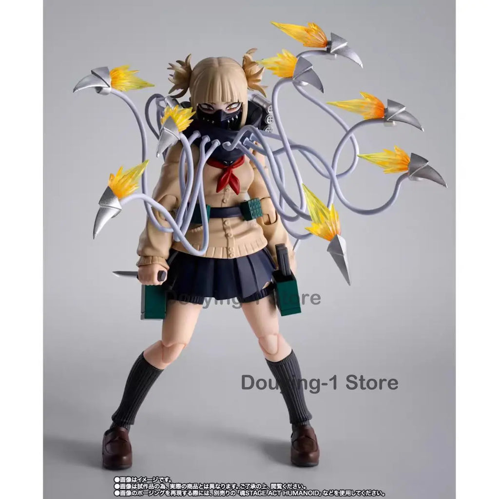 Pre-sale Bandai Original SHF My Hero Academia Toga Himiko  Anime Action Collection Figures Model Toys PVC Gift
