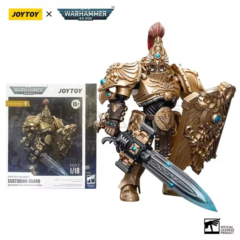 JOYTOY 1/18 Action Figure 40K The Horus Heresy Legio Custodes Adeptus Custodes Figures Achillus Dreadnought Anime Military Model