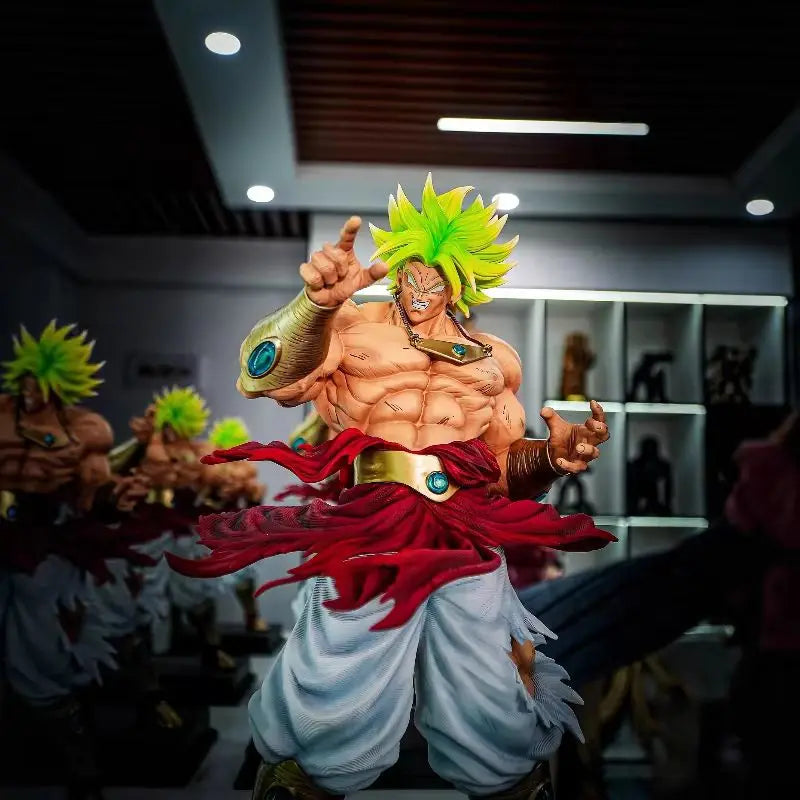 50 cm Jt Toys Dragon Ball Super Saiyajin Broly Figur Anime Actionfigur PVC Statue Modell zum Sammeln und Verschenken