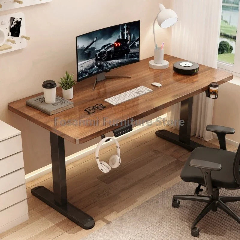 Customizable Electric Adjust Height Office Desk with Display Wide and Sturdy Computer Table