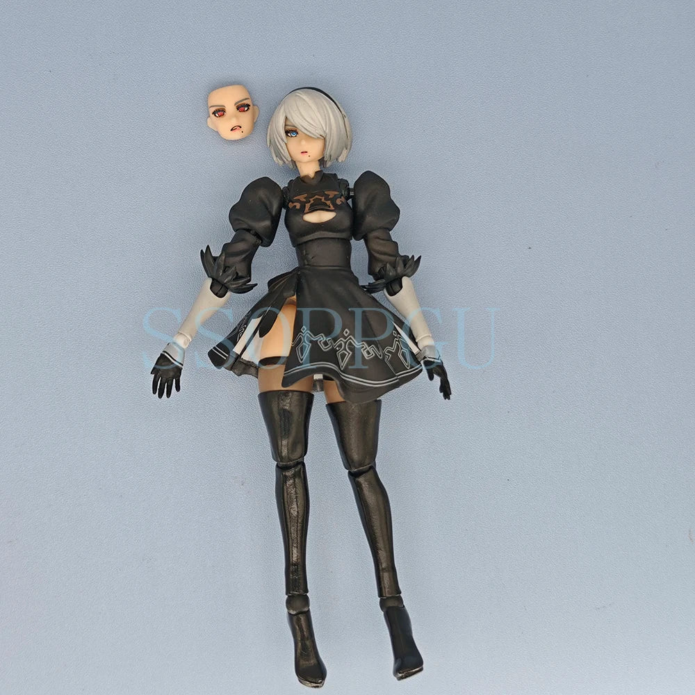 Figma #643 Yorha No. 2 Type B 2B Pod 042 Anime Girl PVC Action Figure Toy Game Statue Movable Collection Model Doll Gift