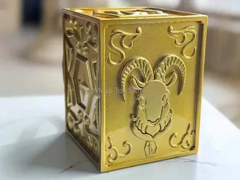 FOC GK Mini Saint Seiya Myth Cloth BOX Knights of The Zodiac 12 Constellation Box Gift Action Figure Model Toy Resin Q Statue