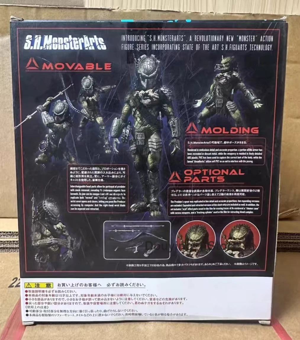 In Stock Bandai S.H.MonstreArts Iron Warrior Alien Predator Wolf  Action Figure Brand New 1/7 Scale 26.6cm PVC