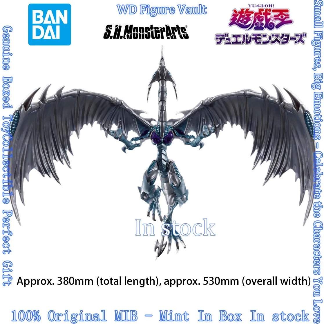 In stock Bandai S.H.MonsterArts Stardust Dragon (Yu-Gi-Oh 5D s) Figures Anime Model Genuine Boxed Toy Gift