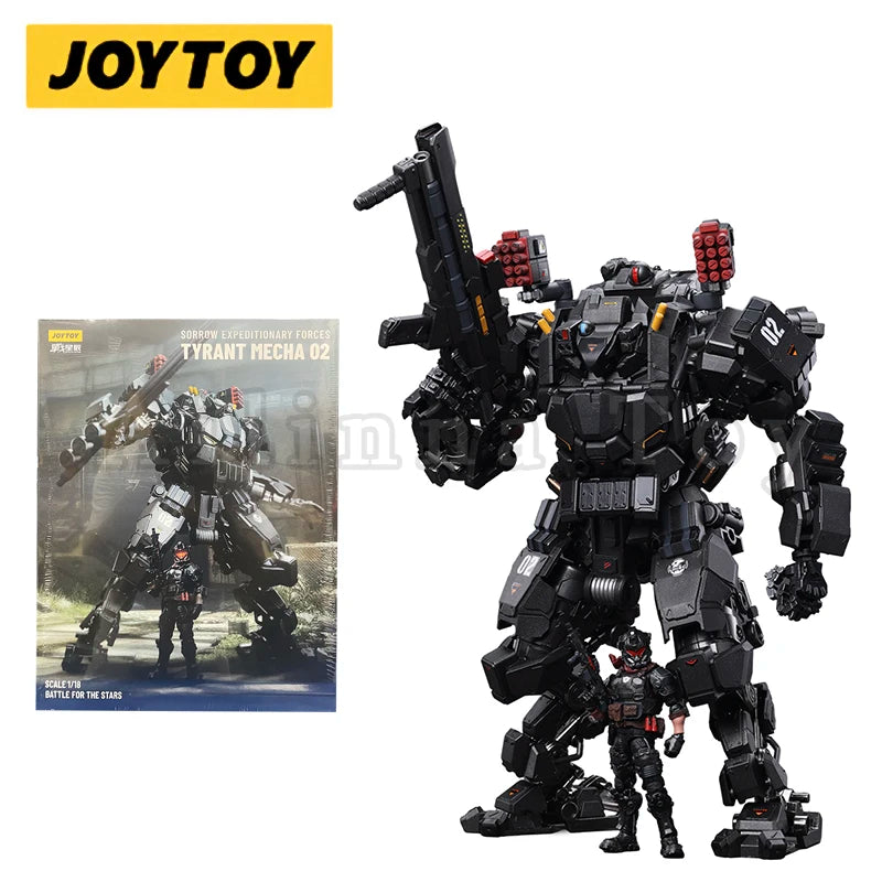 JOYTOY 1/18 Action Figure Mecha Sorrow Expeditionary Forces Tyrant Mecha 02 Anime Model Toy Gift