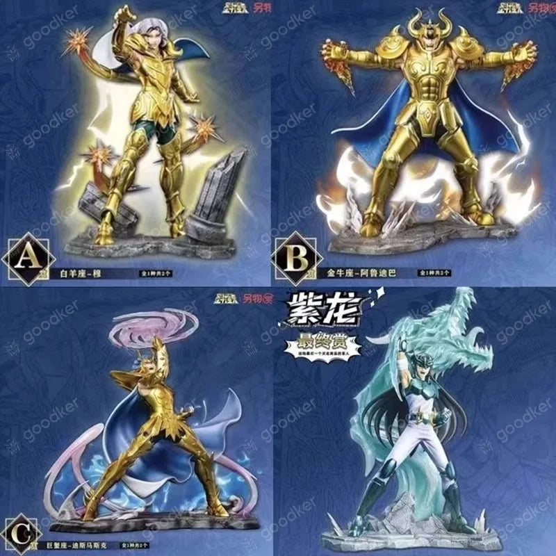 New Genuine Saint Seiya Figure Myth Cloth Aries No Muu Dragon Shiryu Final Death Mask Aldebaran Action Figure Toy  Series