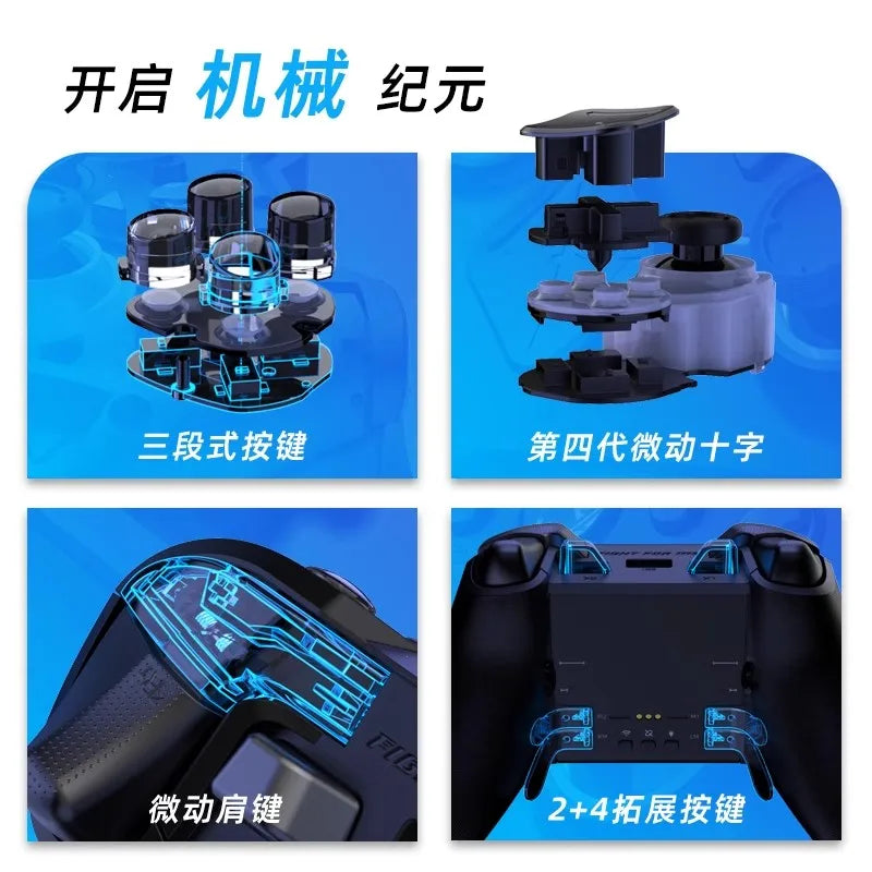 Zd O+Excellent Gaming Controller Elite Modular Sensory Rgb Switch Phone Bluetooth Controller Ns Tablet Steam customizable xbox