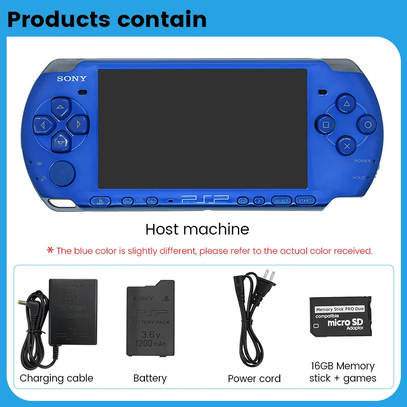 Original PlayStation psp 3000 Handheld Game Console (PSP-3006) PSP3000 Game Console Including games(Recondition) No UMD function
