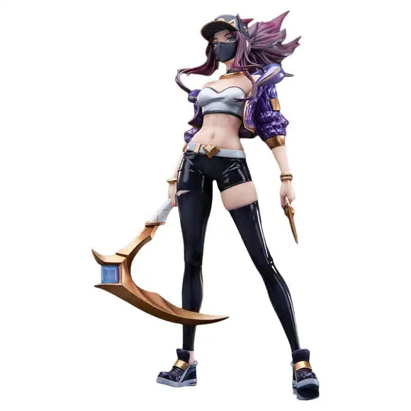 APEX INNOVATION K/DA Akali The Rogue Assassin PVC-Figur, Sammlermodell, Figur, echtes Charaktermodell, Spielzeug-Geschenksammlung