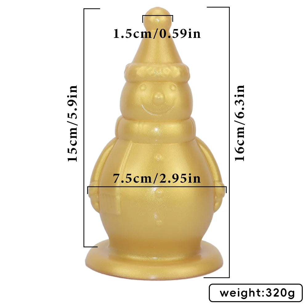 25Oversize Soft Butt Plug Silicone Anal Toy Unisex Use Anal Massage Vaginal/Anal Dual-Use Dildo Suction Cup Sexy Toys Adult Toys