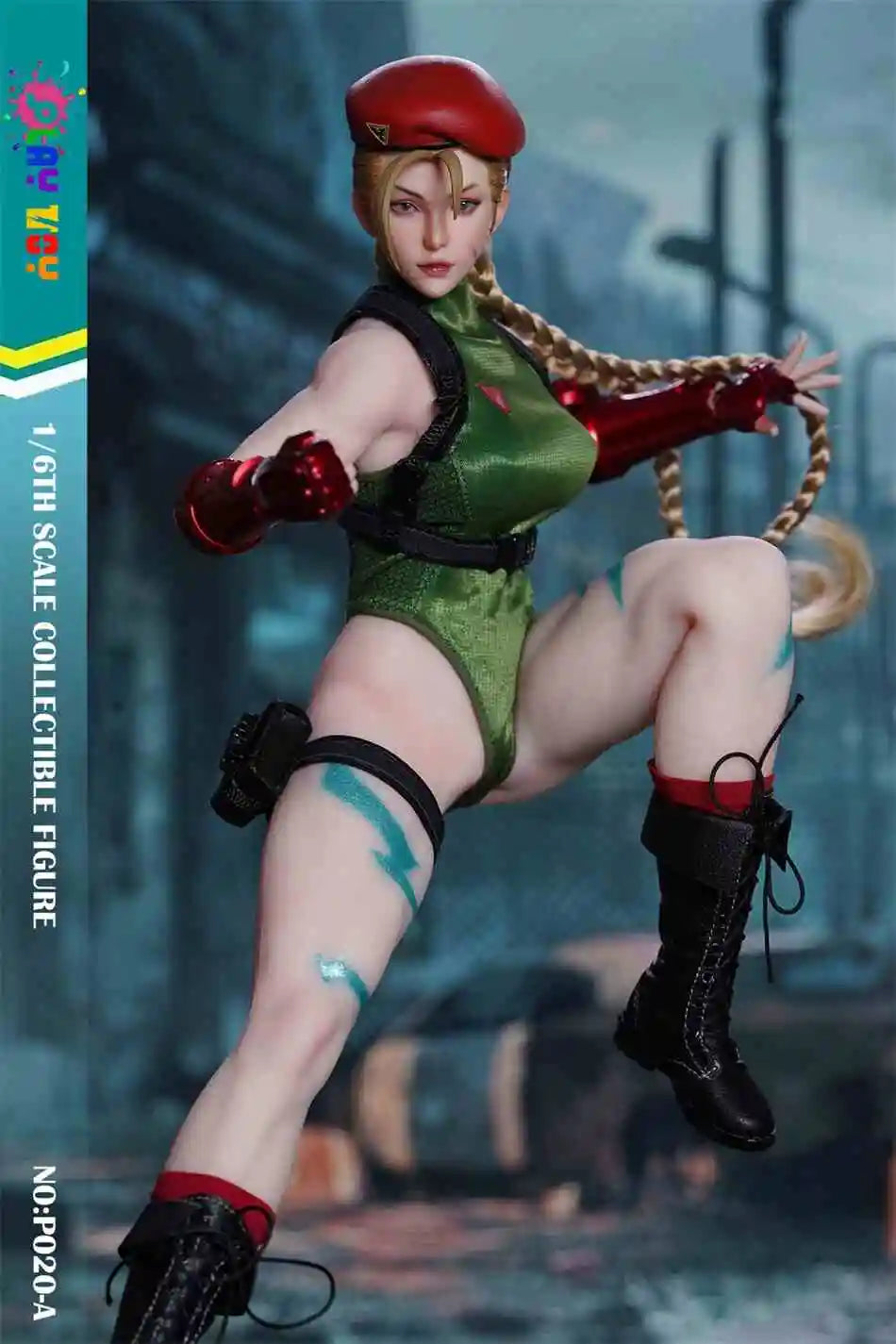 Playtoy 1/6 Scalep020a P020b Female Soldier Agent Cammy Game Series Action Figure 12-Inch Fighting Master Collectible Model Toy