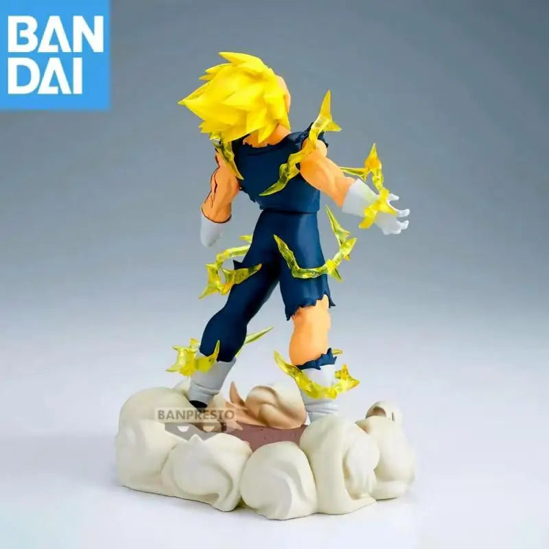 Genuine Original BANDAI Banpresto Dragon Ball Z History Box Majin Vegeta PVC Collectible Anime Figure Action Model Toy Gifts