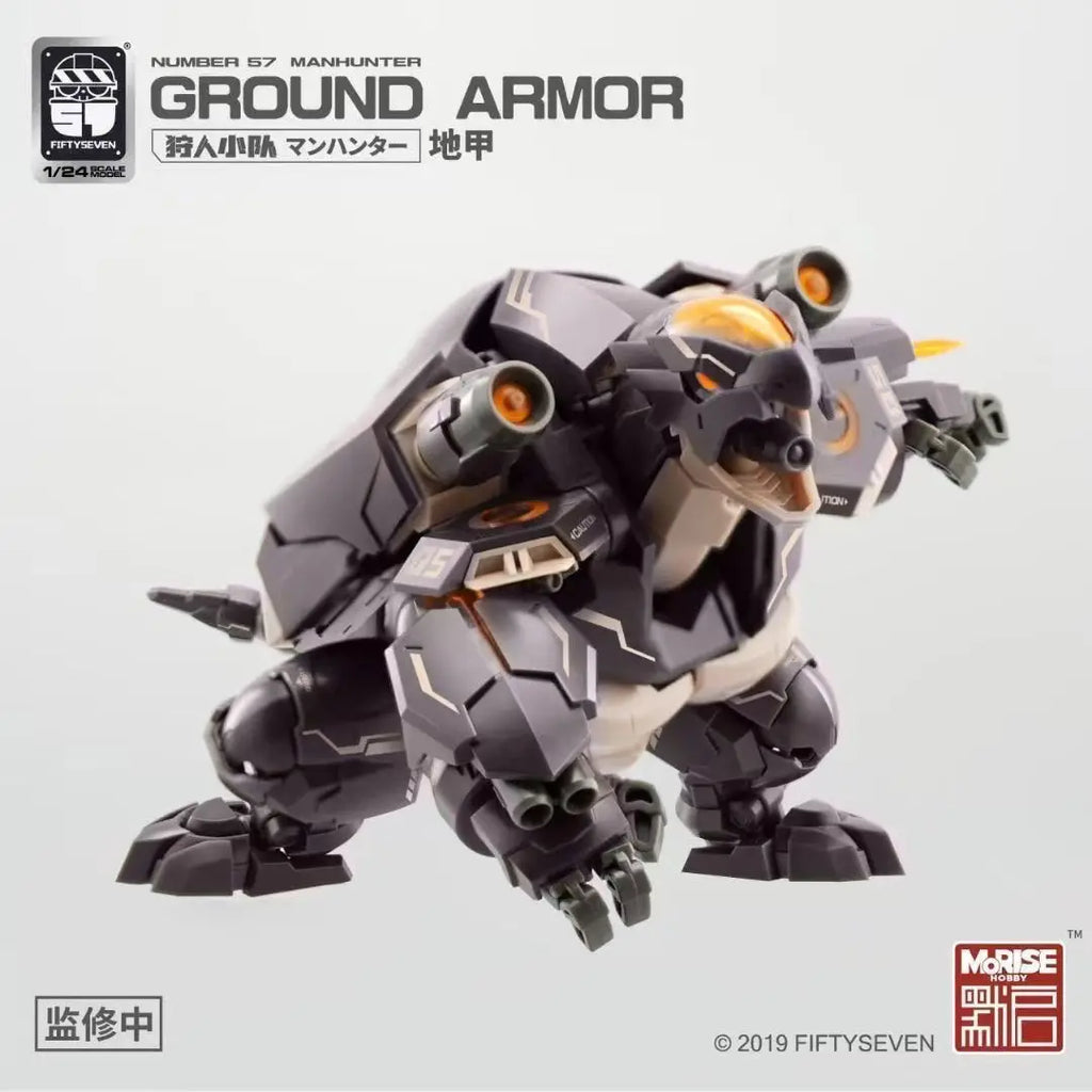 FIFTYSEVEN Number 57 No.57 Manhunter GROUND ARMOR PATINA Edition Turtle 1:24 Assemble Model in 3 Turtles Action Figures Toy Gift