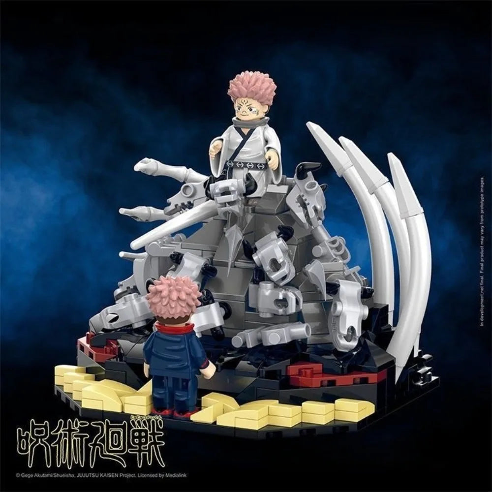 SUNRISEPOP Jujutsu Kaisen Bausteine ​​Ryōmen Sukuna Yuuji Itadori Ornamente Kunstwerk Figur Anime Action Modell Spielzeug Geschenk