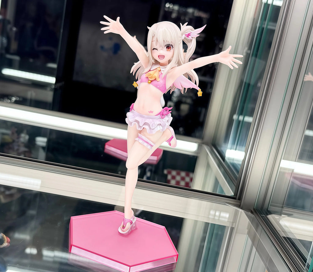 20cm Fate Kaleid Liner Illya And Miyu Swimsuit Ver Anime Gk Action Figure Collectible Model Desk Decoration Gift For Fans