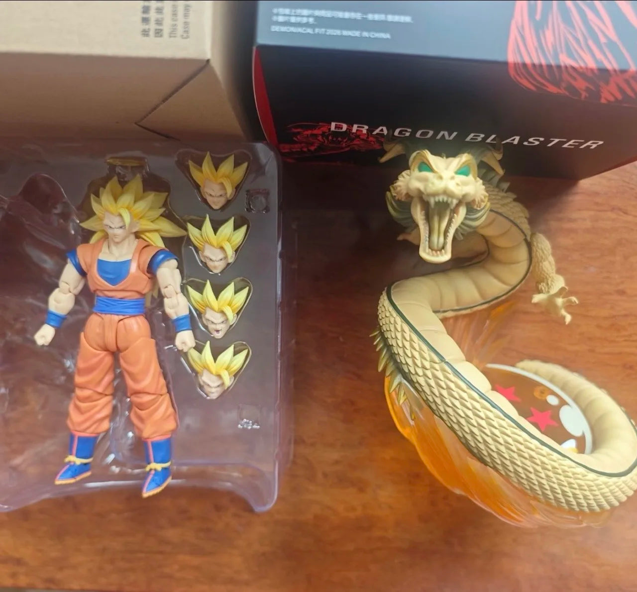 In Stock Demoniacal Fit SSJ3 Goku Figure Dragon Ball Z SHF Super Saiyan Goku Figurine Dragon Blaster Action Figures Model Toy
