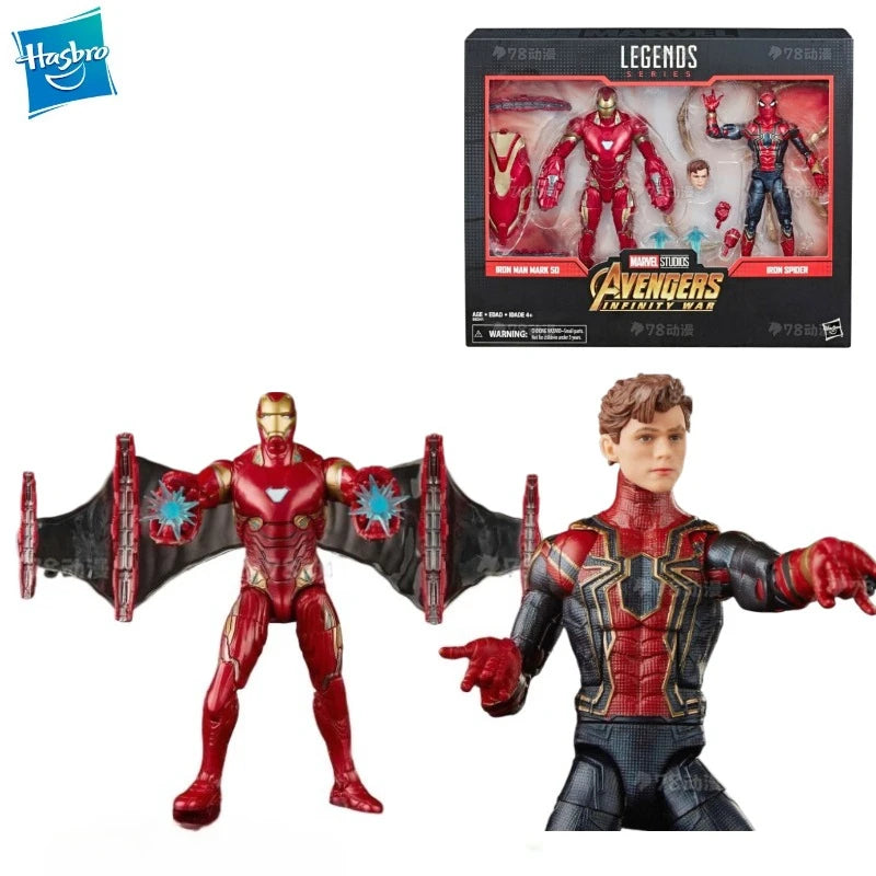 New Original Hasbro Marvel Legends Series IRON MAN MARK 50/IRON SPIDER Action Figure Model Toys Gift
