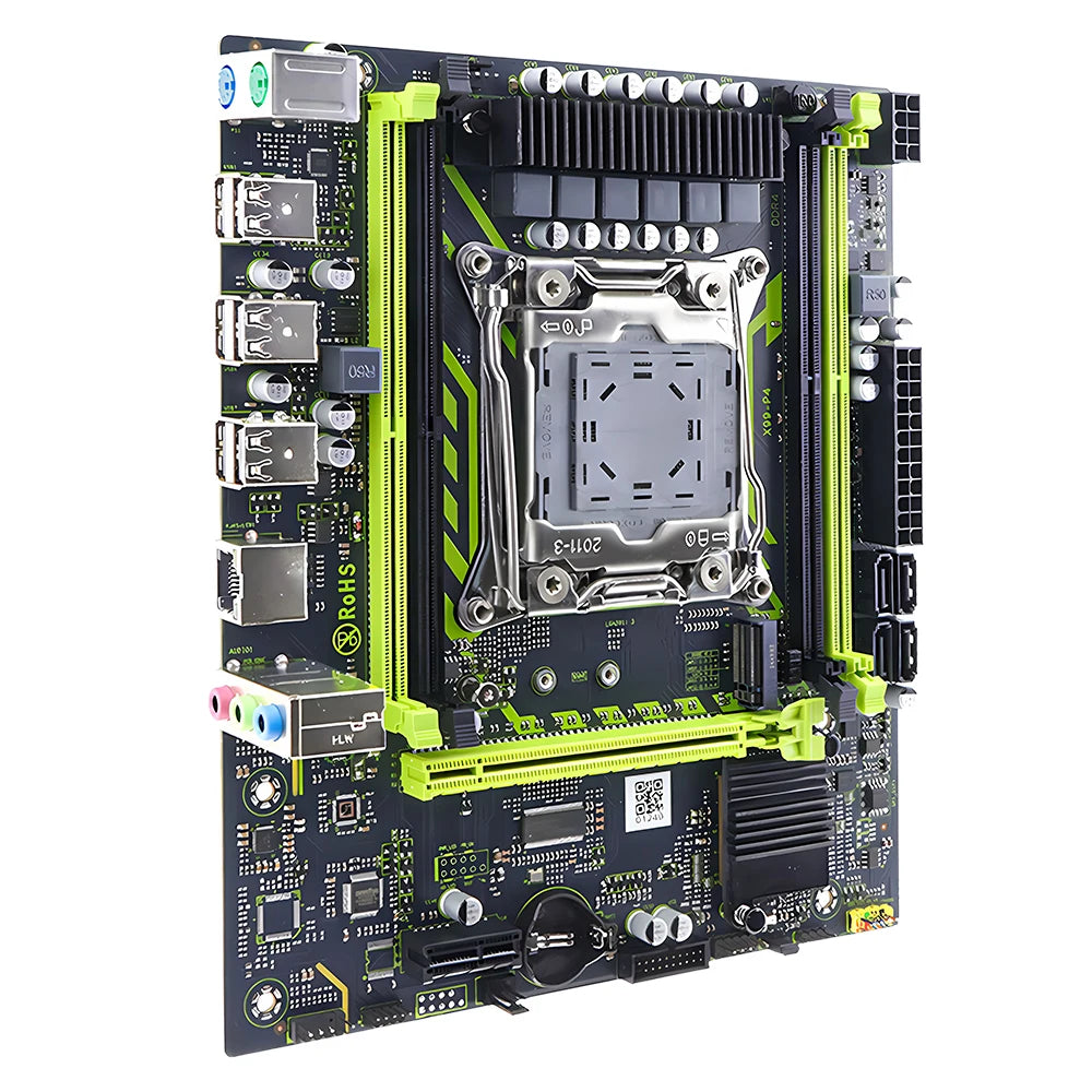 SOYO X99 Motherboard Kit With Intel Xeon E5 2650 V3 CPU & Dual-channel DDR4 8Gx2 2133MHz ECC RAM for Gaming Computer components