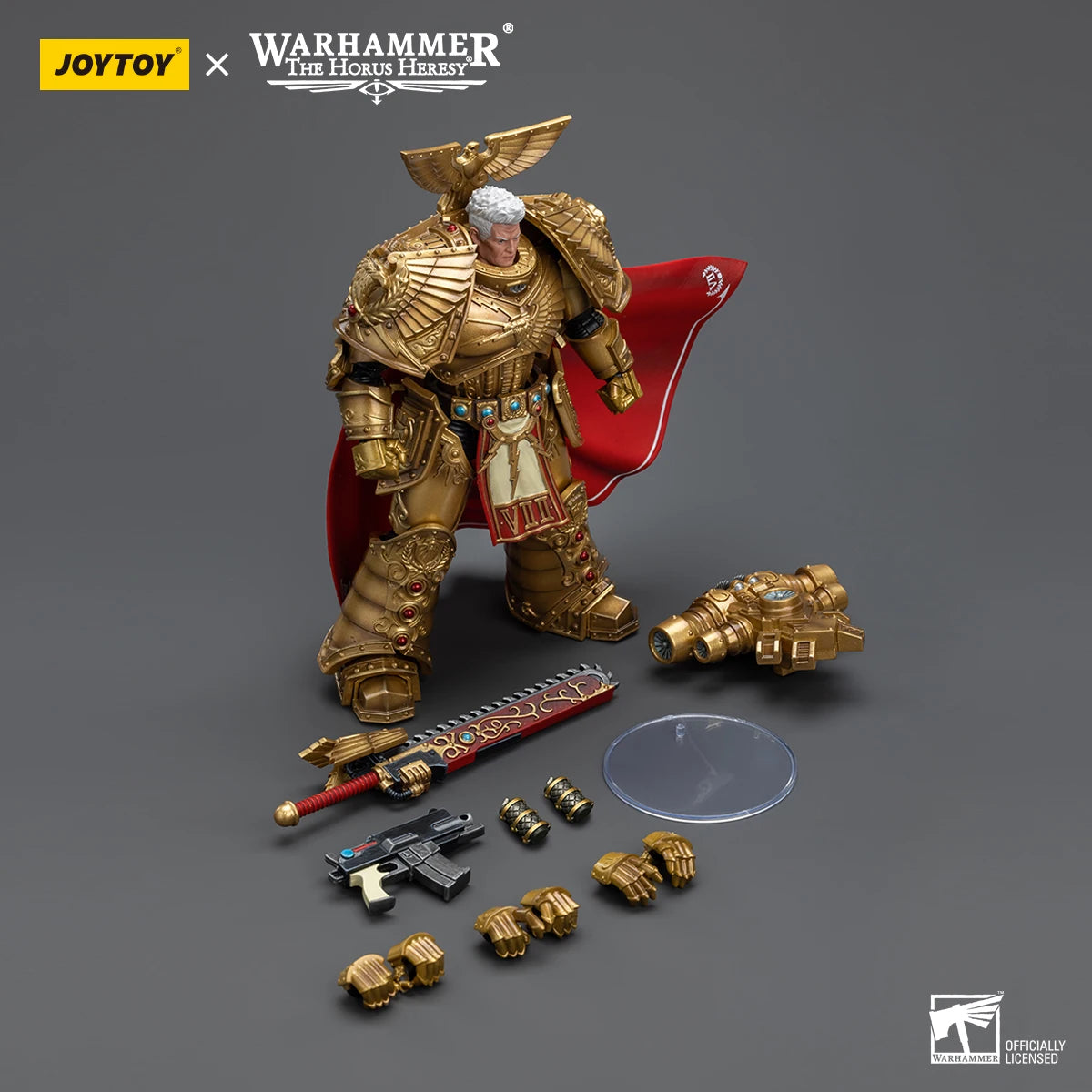 JOYTOY Warhammer 40K 1/18 Imperial Fists  Rogal Dorn Primarch of the Vllth Legion Action Figure Model Toys For Collection Kit