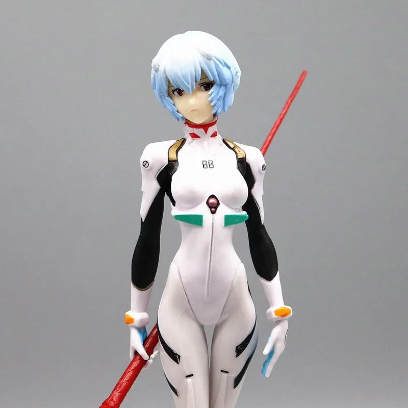 22cm NEON GENESIS EVANGELION Фигурки Ayanami Rei Действие Фигурка Декорации за торти PVC Модел Аниме Asuka Makinami Колекция Играчки
