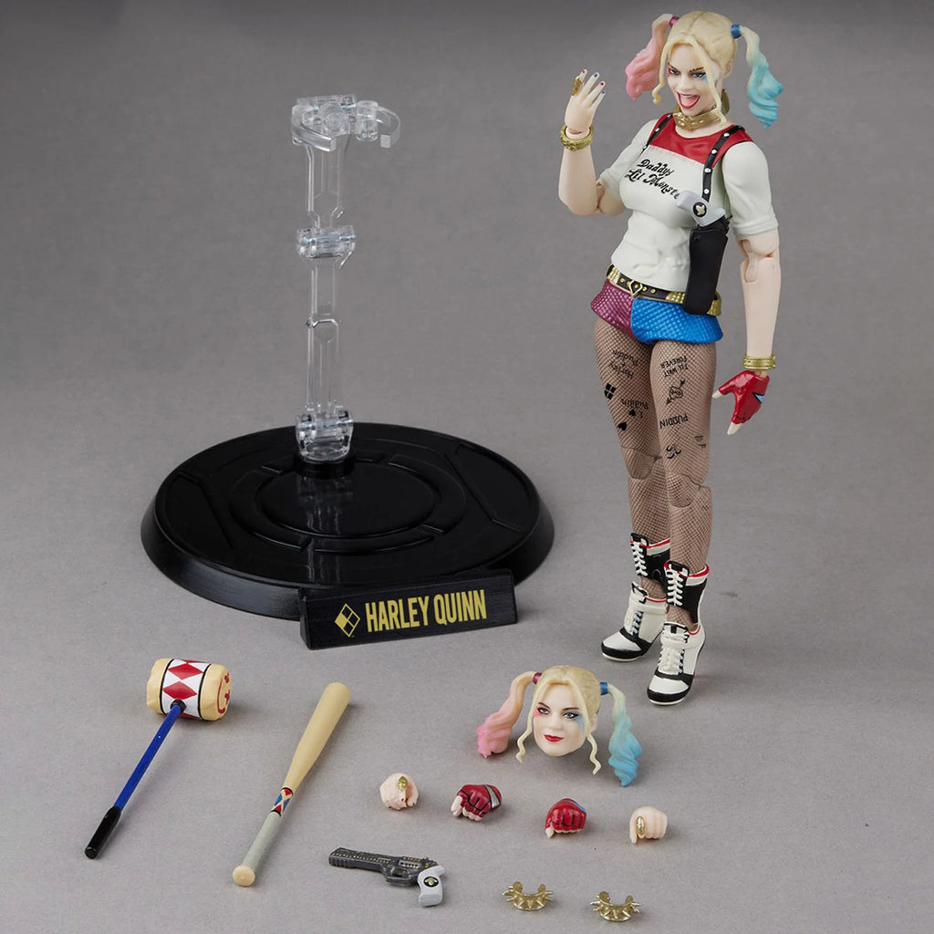 Anime Harley Quinn joint mobility standing posture Action Figure PVC Model Toys doll Desk Decor Collectible Gifts boxed