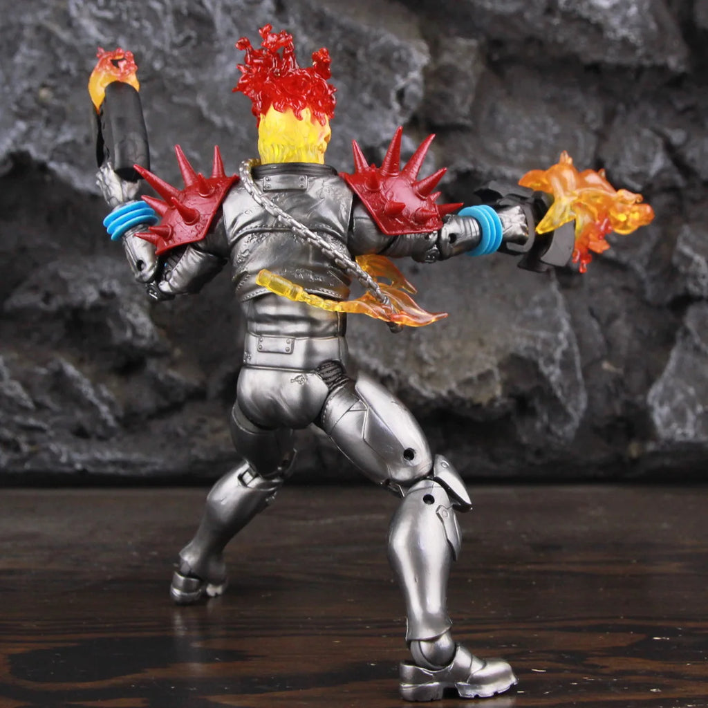 Marvel Legends Cosmic Ghost Rider 6" Action Figure Fire Whip Without Motorbike From Vehicle Set Riders Series Toys